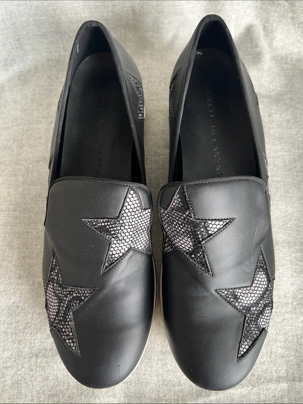 Stella McCartney Binx Star Platform Slip-On Sneaker Size 41
